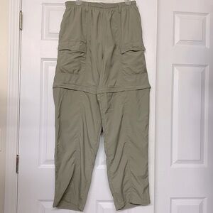 Columbia PFG Cargo Convertible Pants Omni-Shade Hiking Outdoors 32" Inseam Sz L